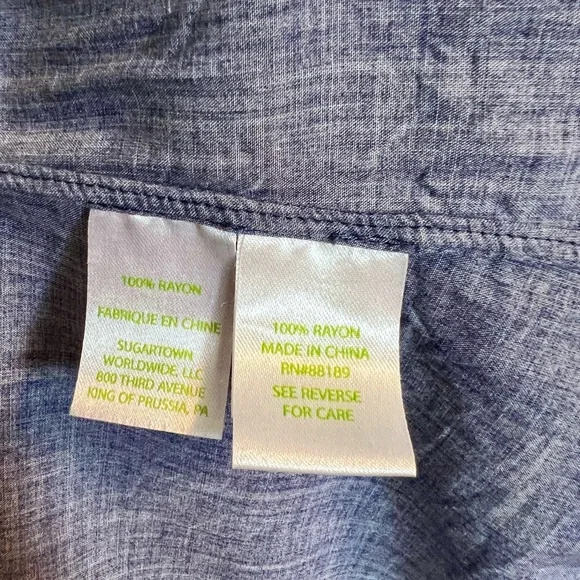 Lilly Pulitzer Blue and White Floral Tunic dress - Picture 4 of 4